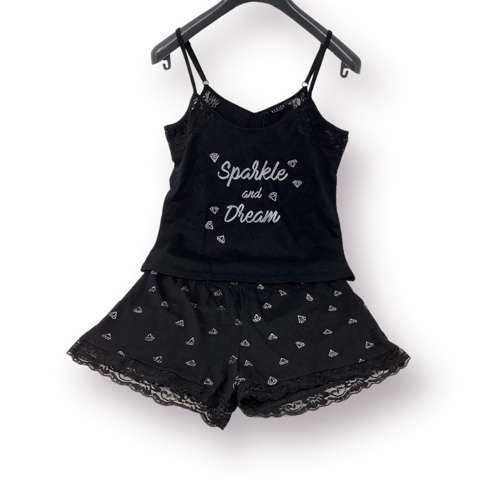 MOHITO Women's 2 Pieces PJ Set - Cami Top & Shorts - Picture 2 of 8